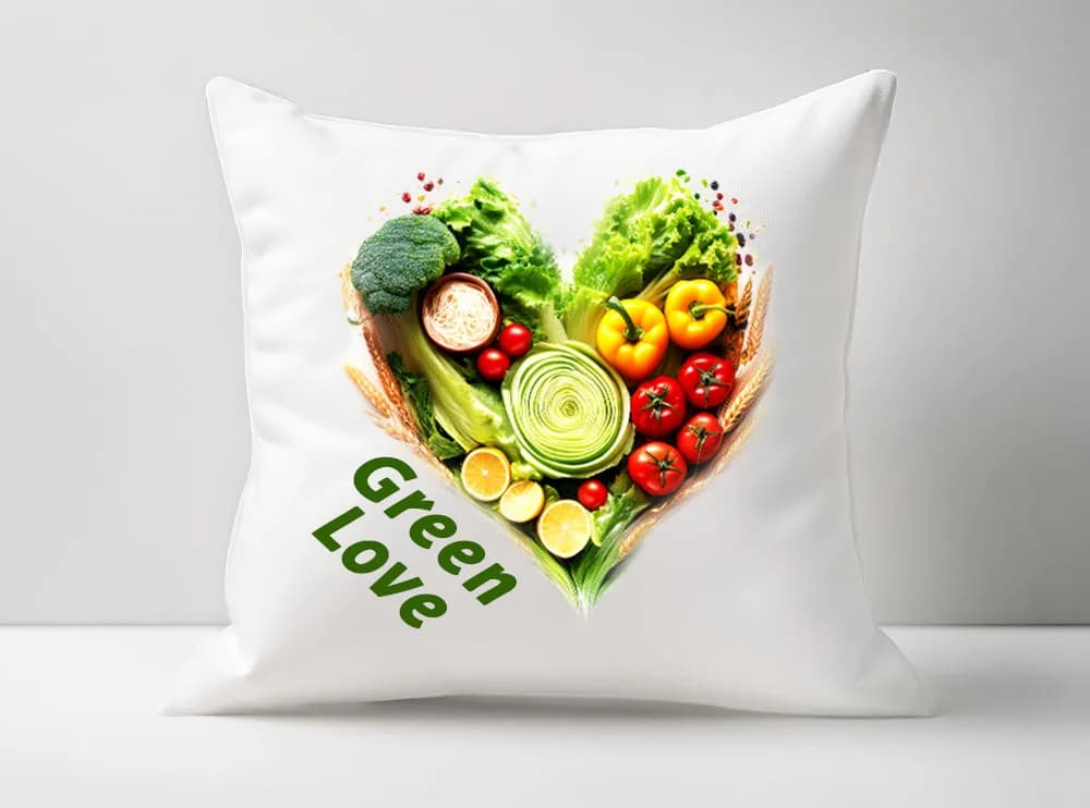 Vegetable Heart Cushion
