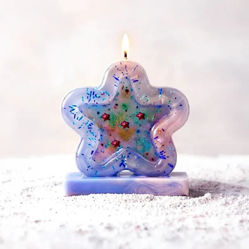 Soft Gel Star Candle